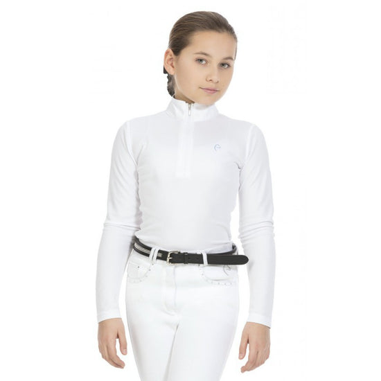 Equi-Théme  “Mesh” Polo Shirt Long Sleeves Girls