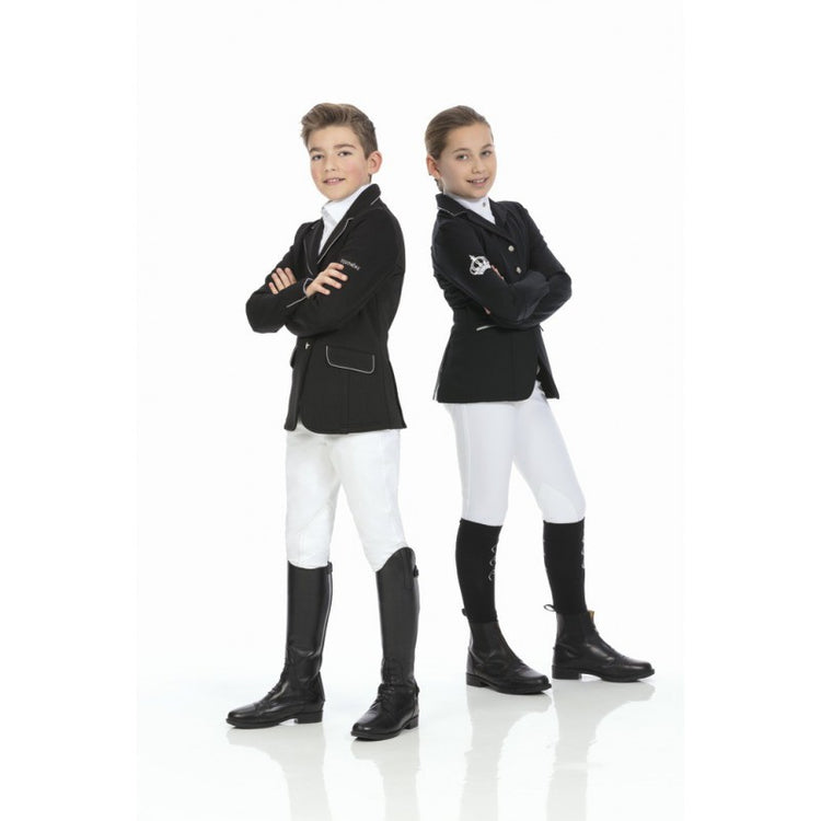 Equestrian competition jacket for boys and girls