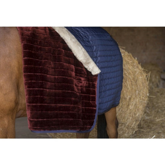 stable rug with High quality synthetic sheepskin lining