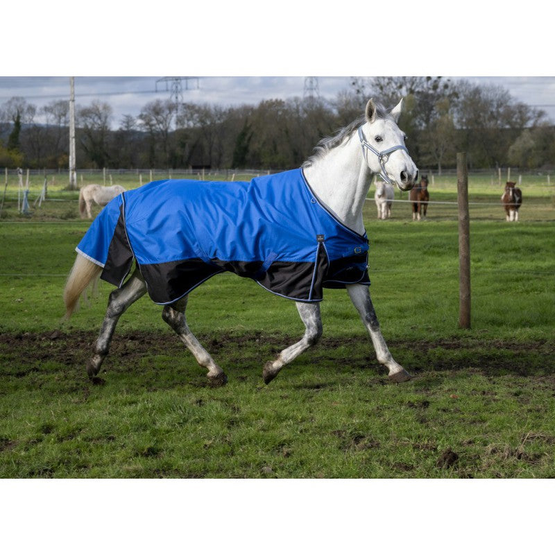 turnout rug with a very large waterproof tail flap 
