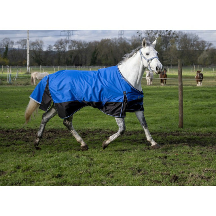 turnout rug with a very large waterproof tail flap 