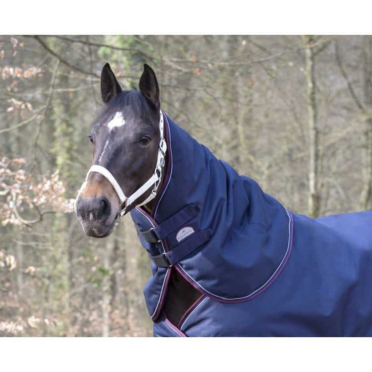 navy neck cover for horses