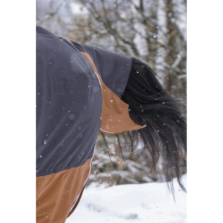 winter outdoor rug with a very large waterproof tail flap