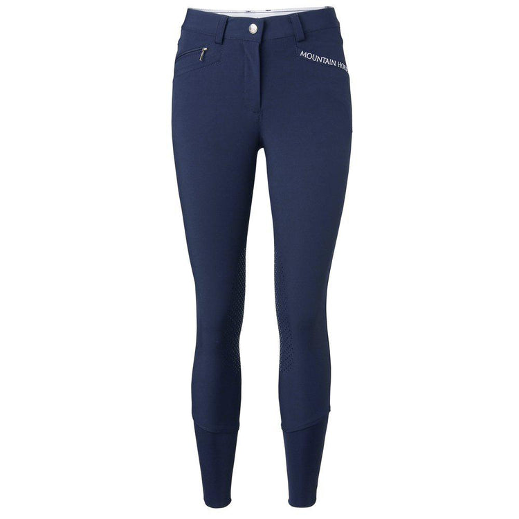 Navy knee patch breeches
