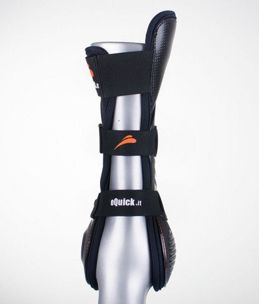 Tendon boots with knee protection