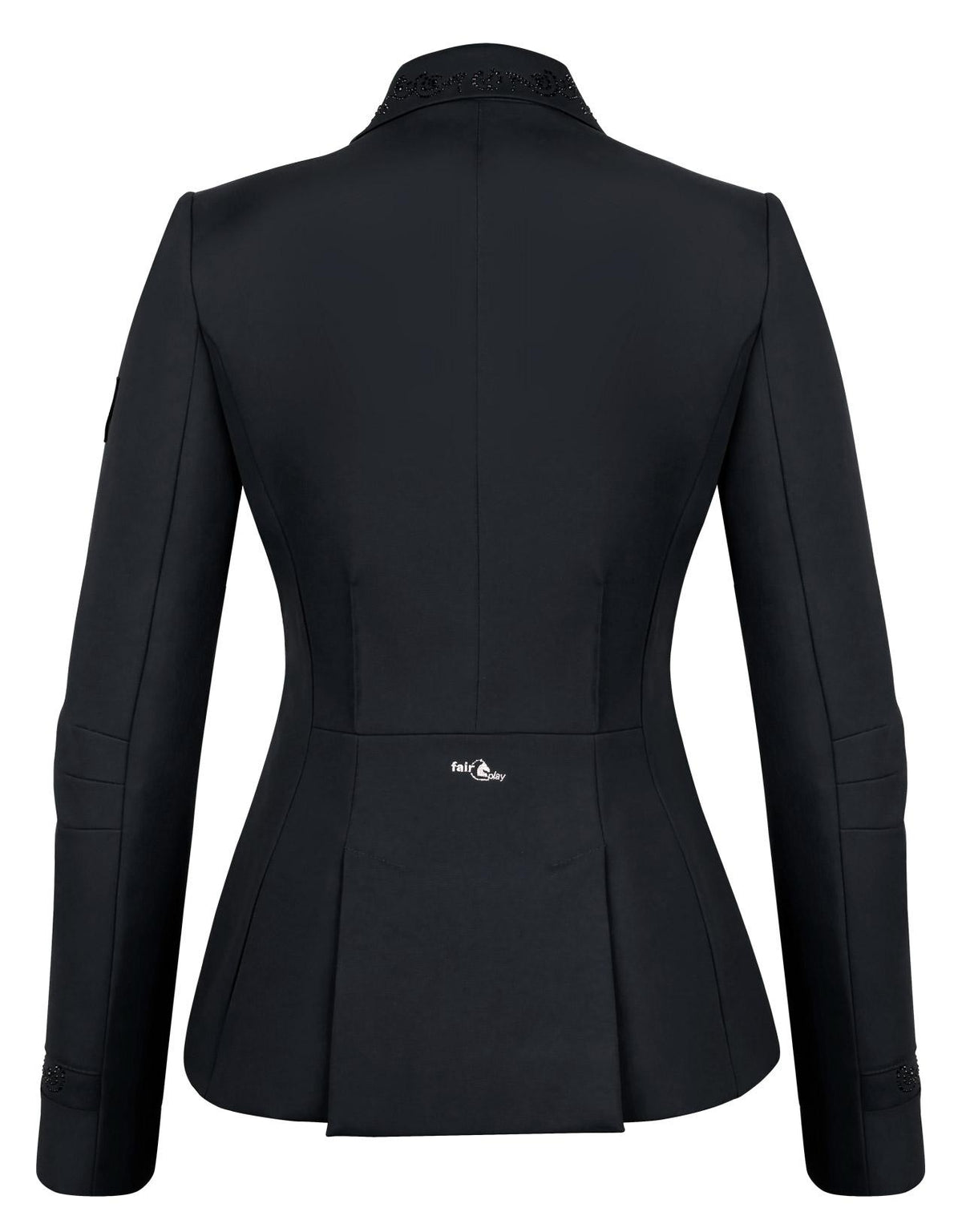 Fair Play Taylor Chic ladies competition jacket with flattering cut and two practical front pockets.