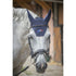 Glitter fly veil for horses with elegant shimmering thread details.
