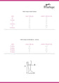 PENELOPE riding chaps size chart