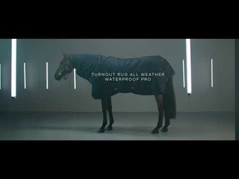 Waterproof turnout rug for horses