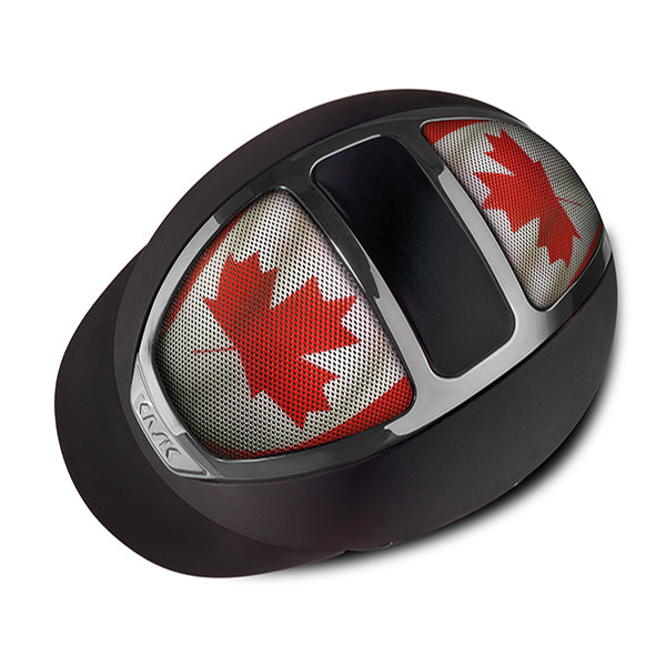 Kask helmet with Canadian flag