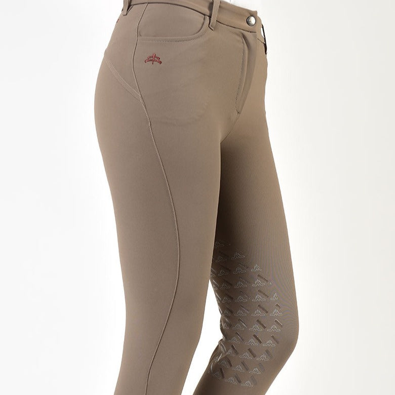 Beige Breeches with Knee Patch