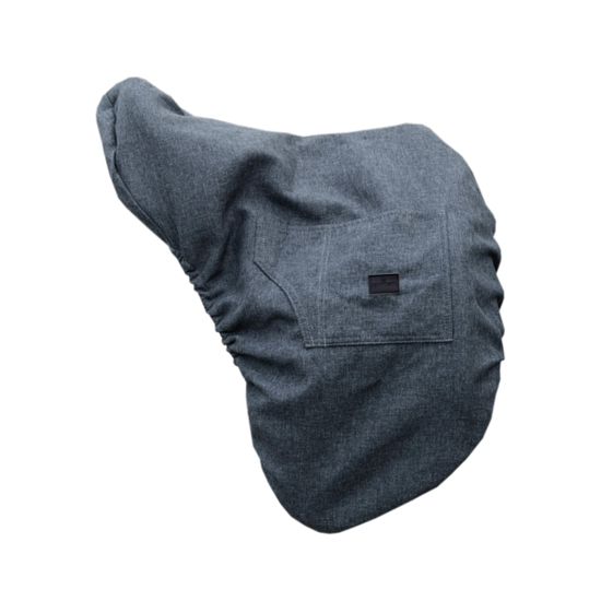 grey saddle cover