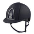 KEP Italia Cromo 2.0 Textile riding helmet with a sparkling Swarovski® frame.