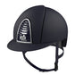 KEP Italia Cromo 2.0 Textile riding helmet with a sparkling Swarovski® frame.