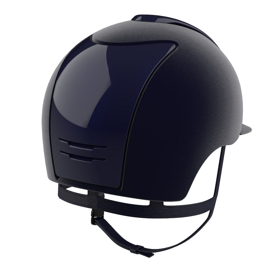 Modern velvet horse riding helmet