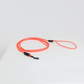 neon orange tow lead for dogs