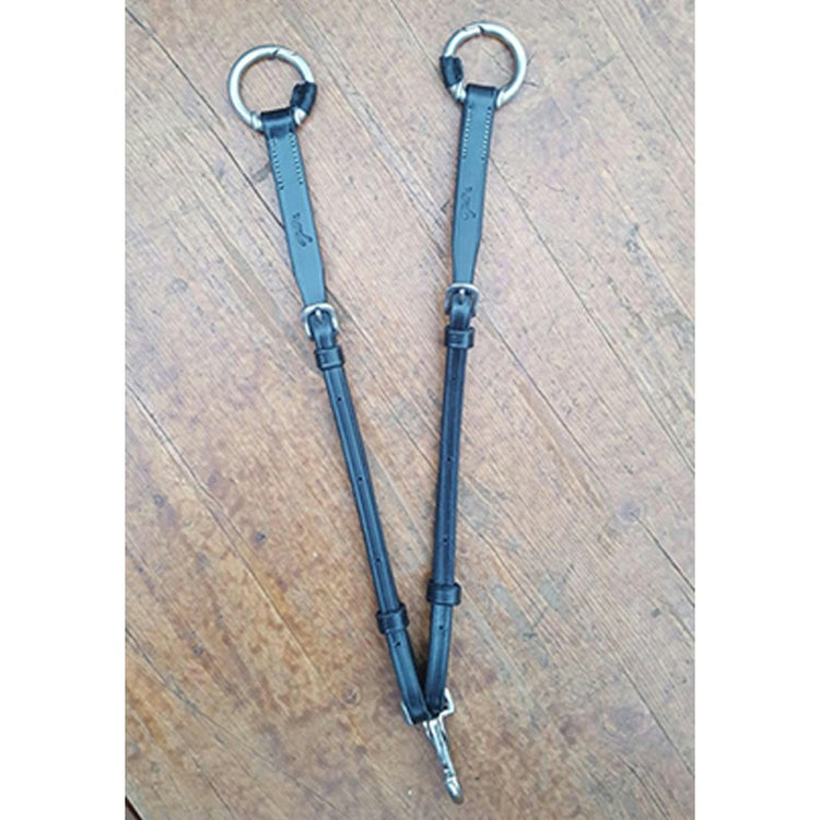 Penelope adjustable martingale attachment for horse riding and training.