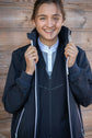 Penelope riding jacket compatible with the Airlight 2 Airbag Vest by Freejump.