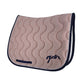 Penelope Art Deco Saddle Pad with an elegant equestrian design.