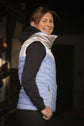 Penelope Camelia spring and summer vest for riders and horse lovers.
