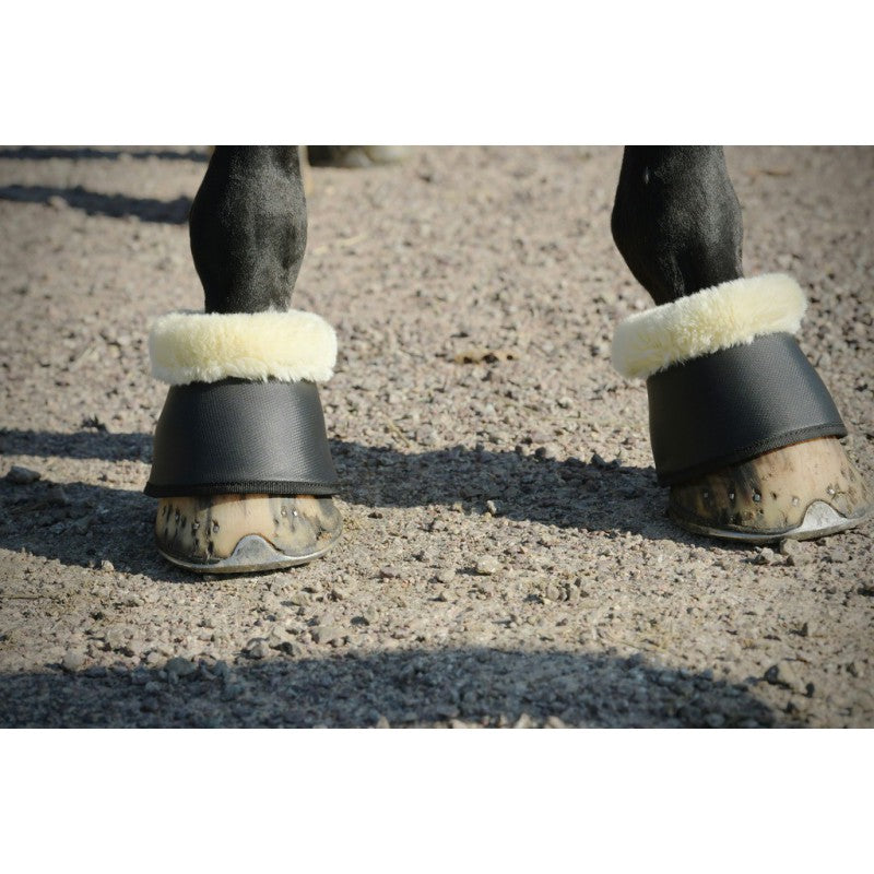 Penelope Comfort horse bell boots designed to protect the hoof area.