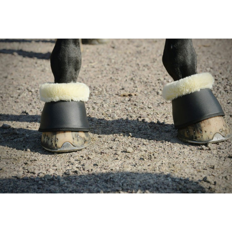 Penelope Comfort horse bell boots designed to protect the hoof area.