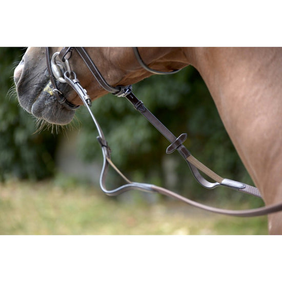 Penelope Elastic Rubber Reins with a grippy design for horse riding.