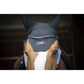Penelope equestrian fly veil designed to help protect horses from disturbing flies.
