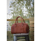 Leather handbag made in France