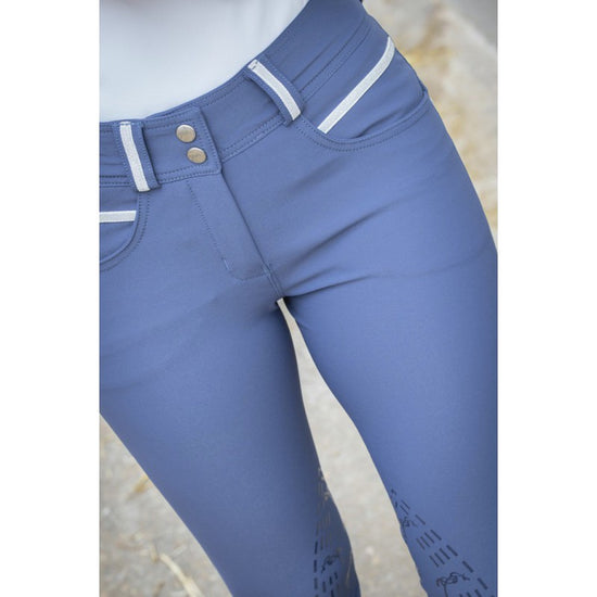 Women´s Knee Grip Pushup Breeches Fun - Dolphin Blue