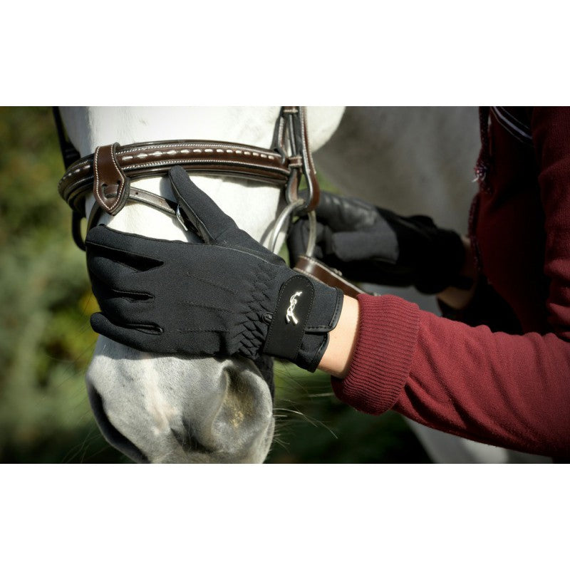 Winter horseback riding gloves