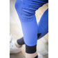 Penelope knee grip equestrian breeches for secure support in the saddle.