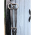 Penelope leather martingale fork for horses with convenient opening rings