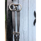 Penelope leather martingale fork for horses with convenient opening rings