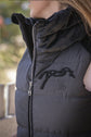 Warm vest for horse riders offering comfort and easy movement.