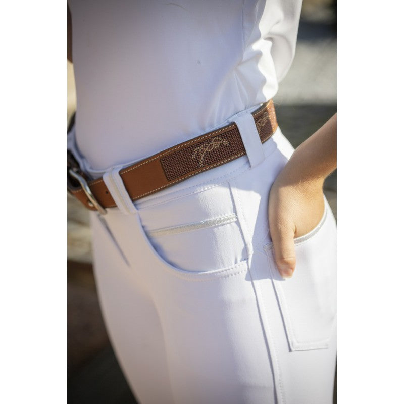 Penelope Collection Belt with Pearls