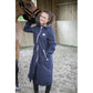 Penelope Rain Day Long Rain Coat designed for horse riding in wet weather.