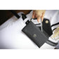 Penelope rider phone pouch for keeping a mobile phone within reach.