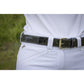 Penelope riding belt for women to wear with breeches or jeans.