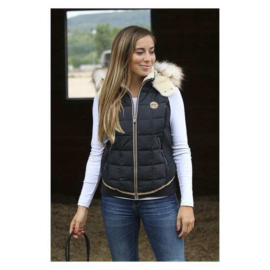 Penelope Roger equestrian vest for riding, stable and casual wear.