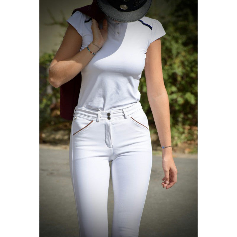 Penelope soft women’s riding breeches with stylish pocket detailing.
