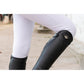 Children’s riding chaps for wearing with equestrian boots.