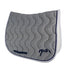 Competition saddle pad for horses and equestrian events.