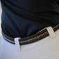 Penelope women’s leather riding belt with soft leather lining.