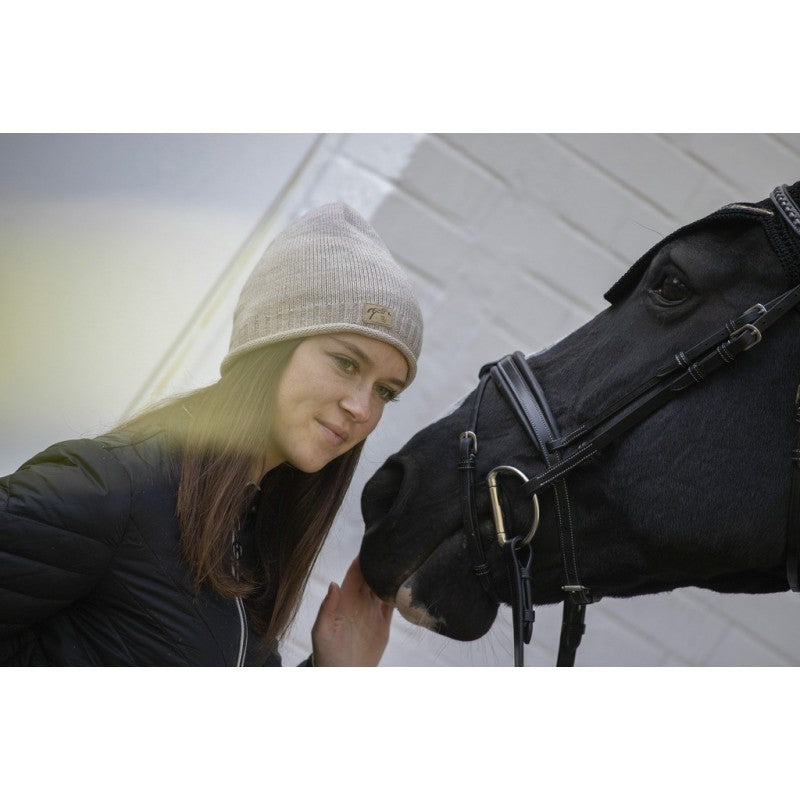 Penelope women’s riding beanie for stable and everyday wear.