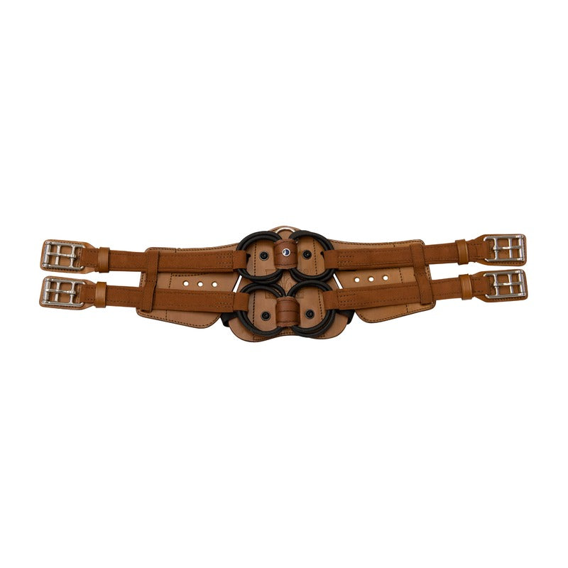 Stübben Equi-Soft girth system ready to be combined with a compatible girth cover.