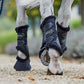 Stübben breathable equestrian boots designed to help protect the horse’s legs from brushing.