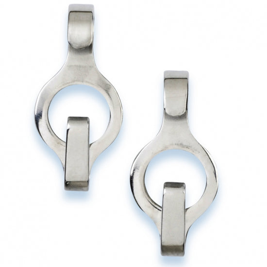 Stübben Chin Chain Hooks for attaching a curb chain to compatible horse bits.