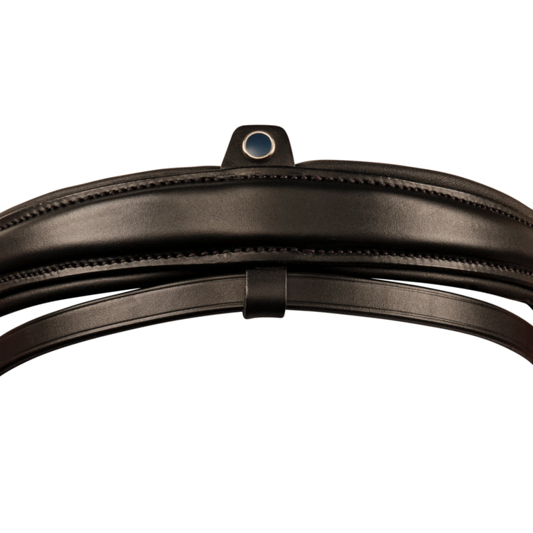 Elegant English leather bridle by Stübben