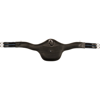 Anatomically shaped Stübben jumping girth designed to protect the horse’s belly.